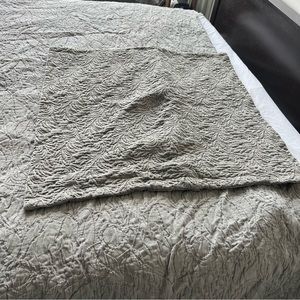 Euro grey pillow sham